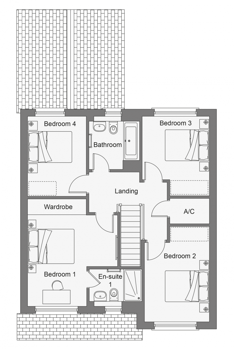 The Maple 21 GOR + sunroom first floor AALIN LEA