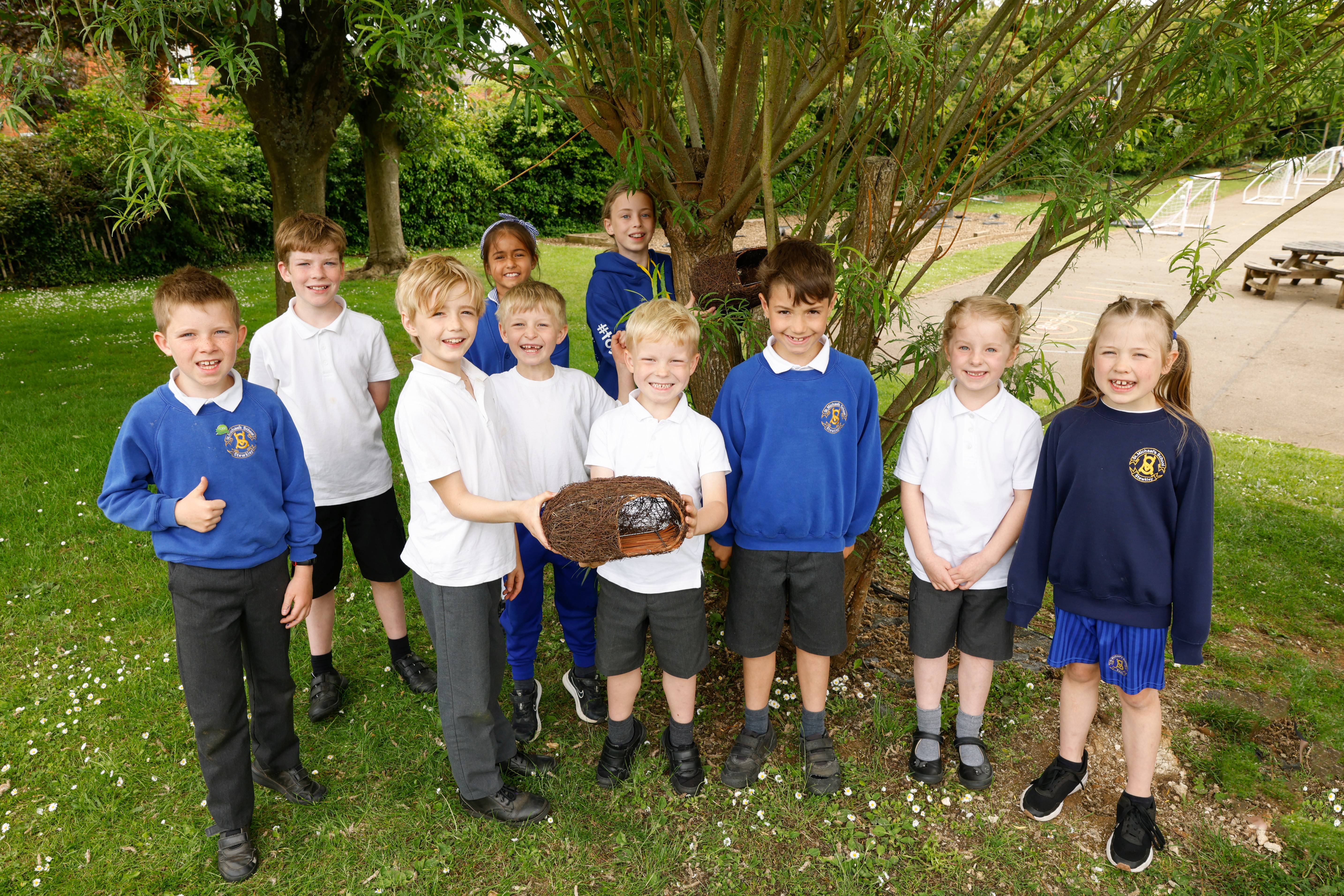Dandara donates robin nests to St Michaels School 2