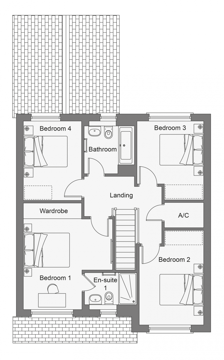 The Maple 21 GOR sunroom+garage conv A29 first floor GLENAFABA RISE