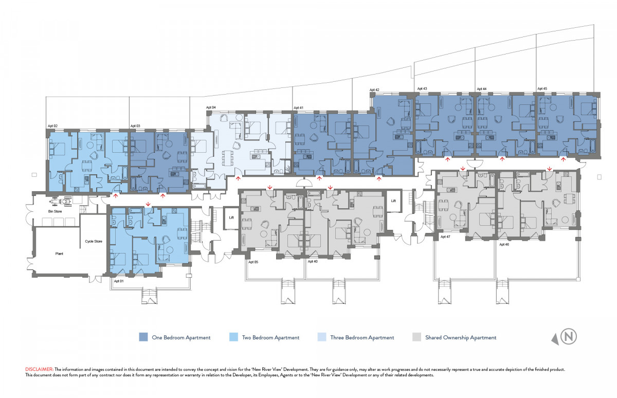 NEW RIVER VIEW 00 Availability Plan JAN2021 Ground Floor v2