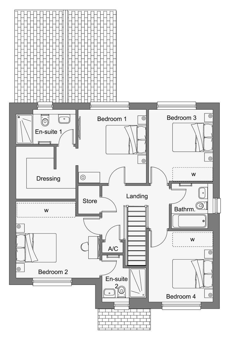 Beech 21 GOR First Floor Floorplan for WEB v2