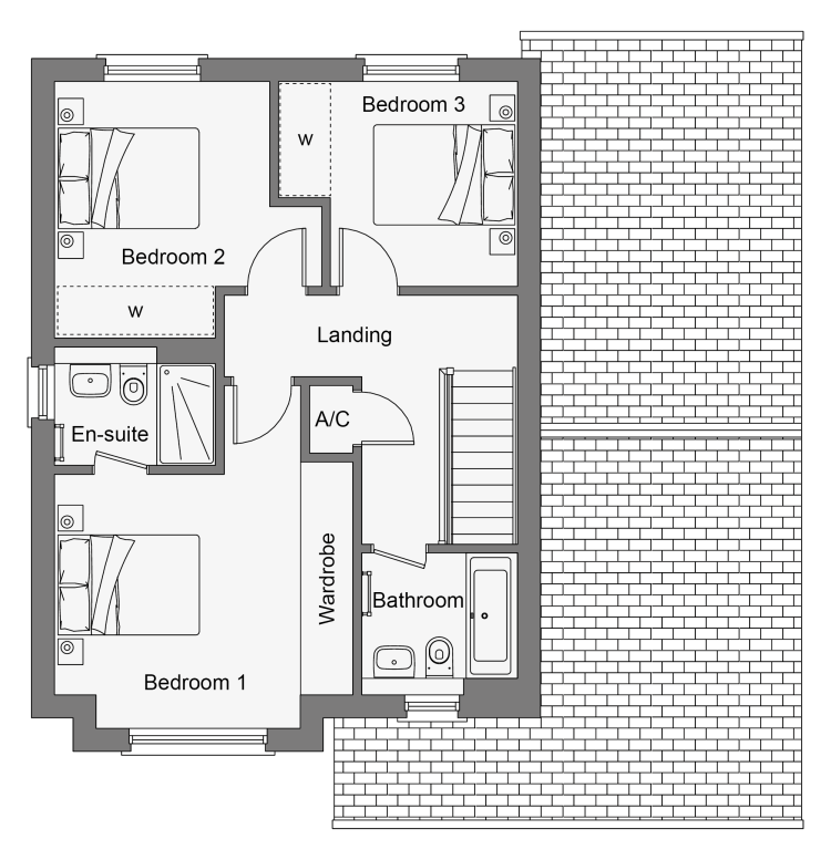 Hazel GOR First Floor Floorplan for WEB