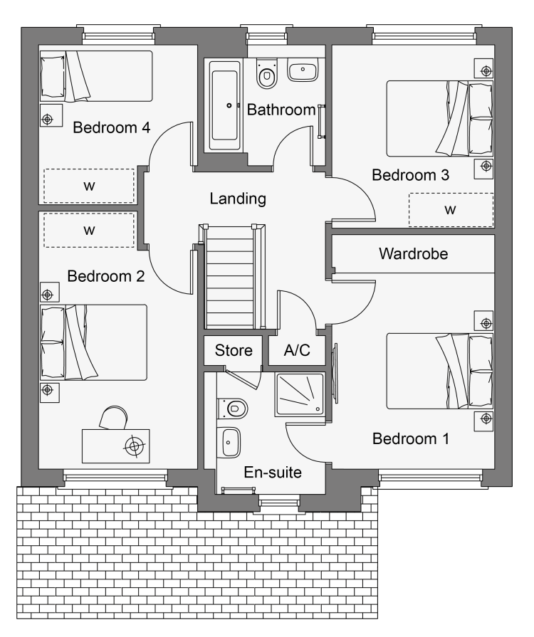 Maple GOL First Floor Floorplan for WEB v2