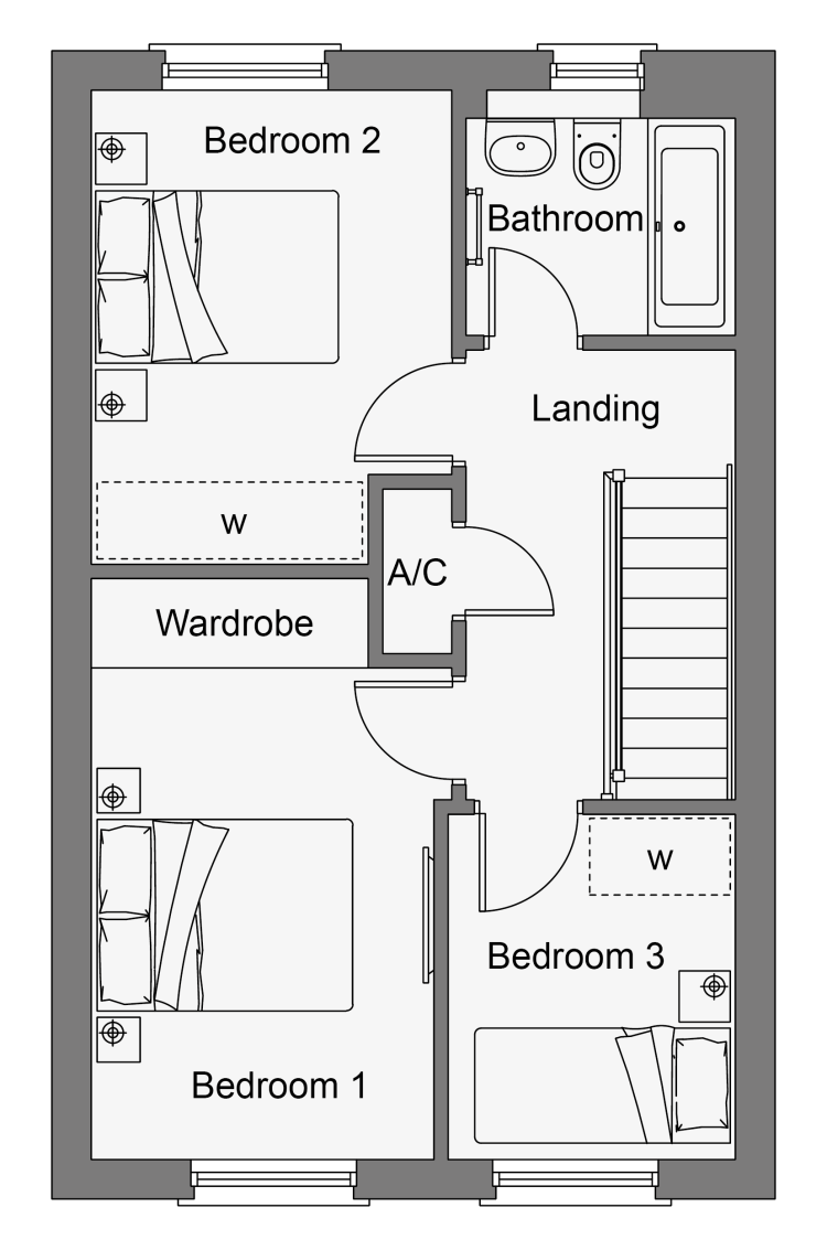 Ash 3 FDOR First Floor Floorplan for WEB